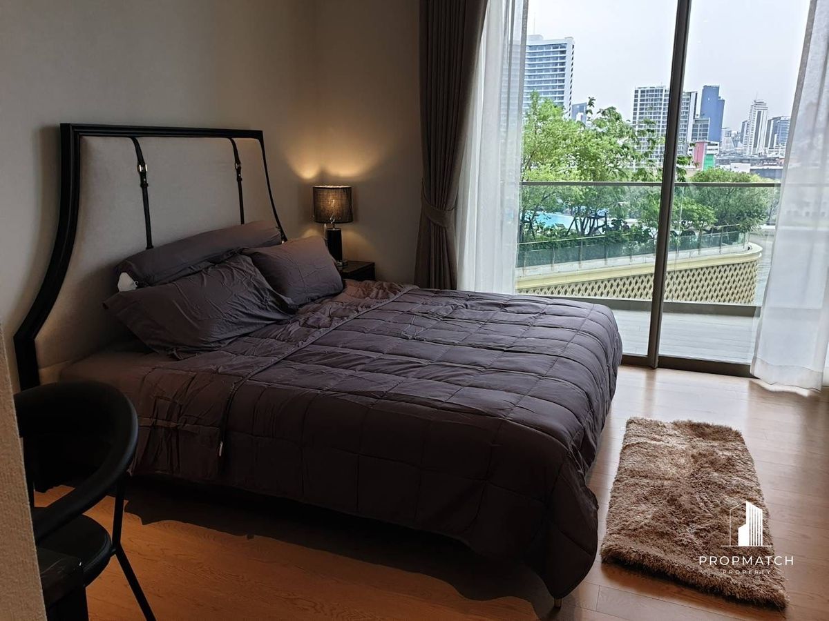 ให้เช่าคอนโดวงเวียนใหญ่ เจริญนคร : 🔥Magnolias waterfront residences1 bed 60 Sqm 50,000 B ้เ🔥