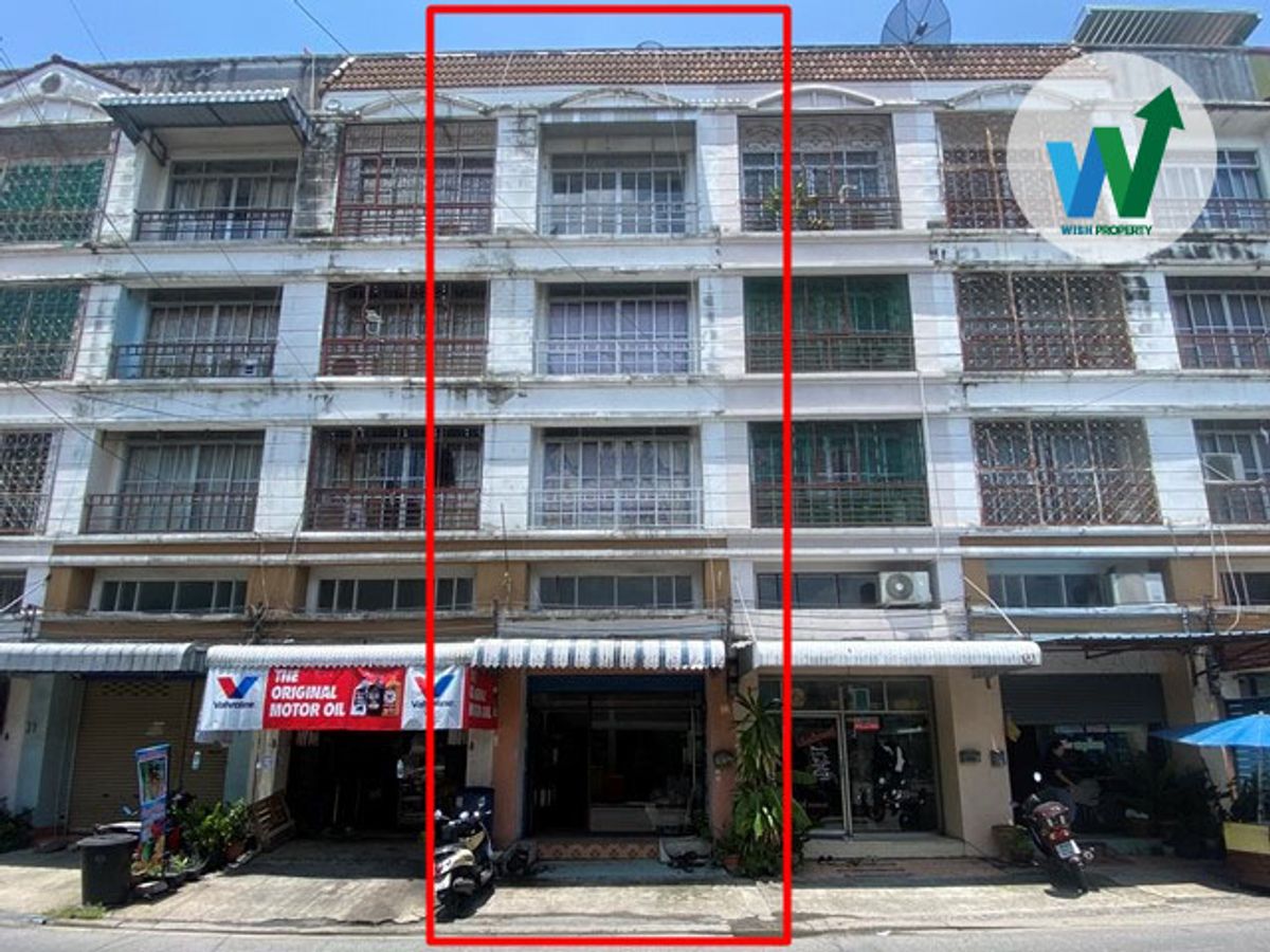 ขายอาคารพาณิชย์สมุทรปราการ สำโรง : ขายด่วนมาก อาคารพาณิชย์ 4 ชั้น ซอยบุญศิริ  บางเมือง สุขุมวิท สมุทรปราการ ติดรถไฟฟ้า