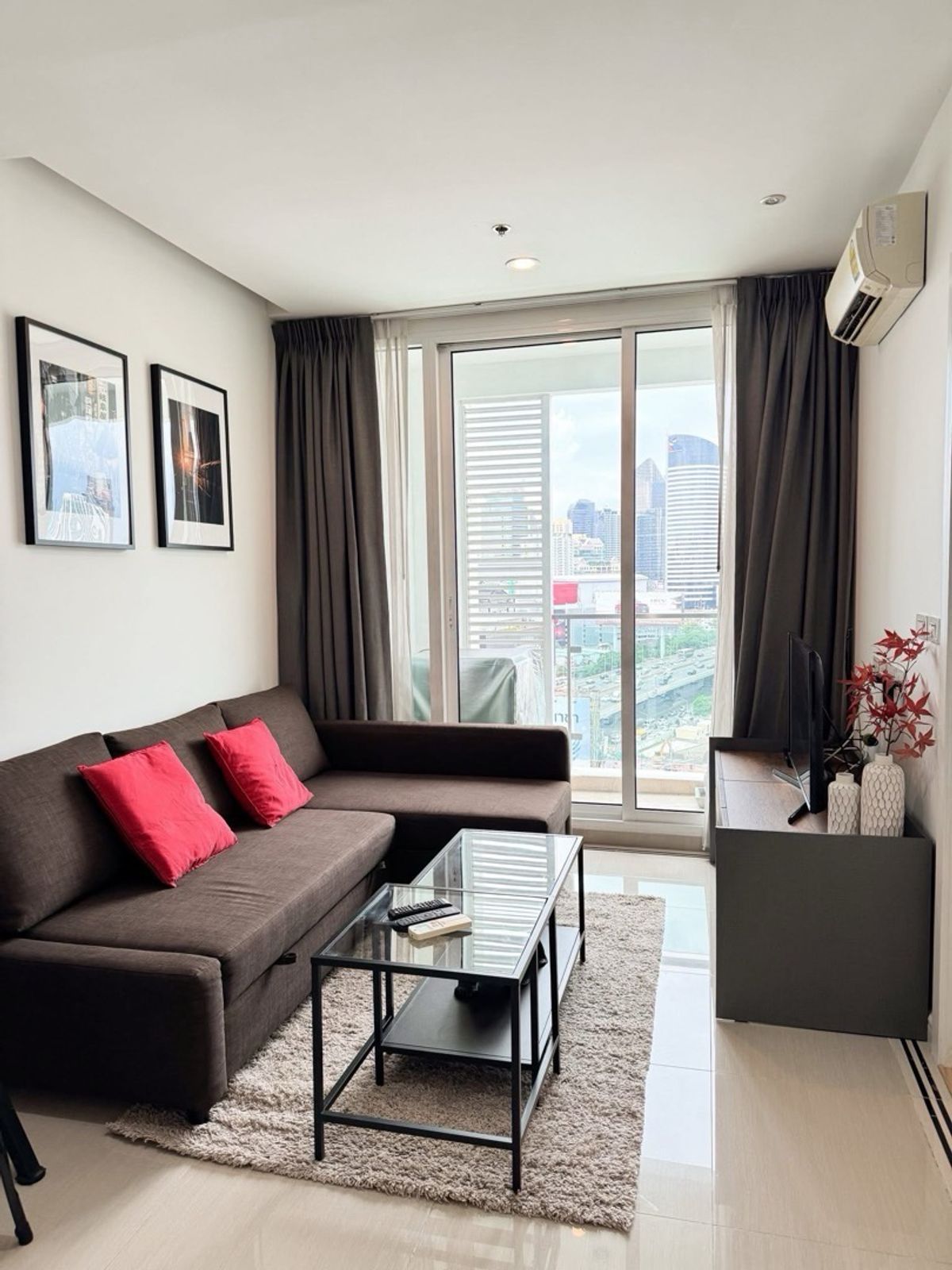 For RentCondoRama9, Petchburi, RCA : 🏙️ Condo rental TC Green Rama 9 (Building C) - City View 38SQ.M. Floor 14, new room, ready 💗
