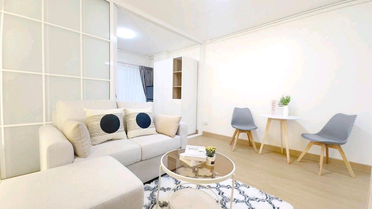For SaleCondoOnnut, Udomsuk : Looking for it, right? This room answers! Low installments near the train. Walk to BTS in 5 minutes! Life doesnt have to be in a hurry. If there is a condo near BTS like this 🏡 Baan Chomdao onnut (Chom On Nut Dao)