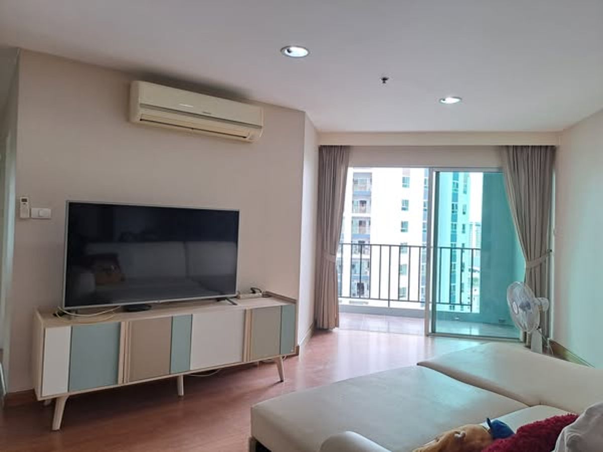 For RentCondoRama9, Petchburi, RCA : Bel Grand Rama 9 / 🛏 3 Bedrooms | 2 bathrooms 📐 Size 102 sq.m. | Floor 18 | Pool View