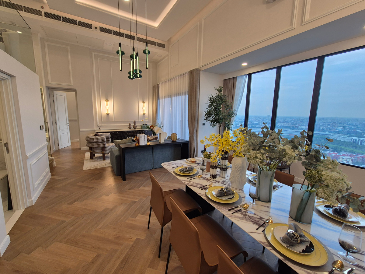 For SaleCondoRama9, Petchburi, RCA : 🔥( DUPLEX PENTHOUSE!! ) Landmark @MRTA Station Rama 9, hotel-style services, Branded Residences