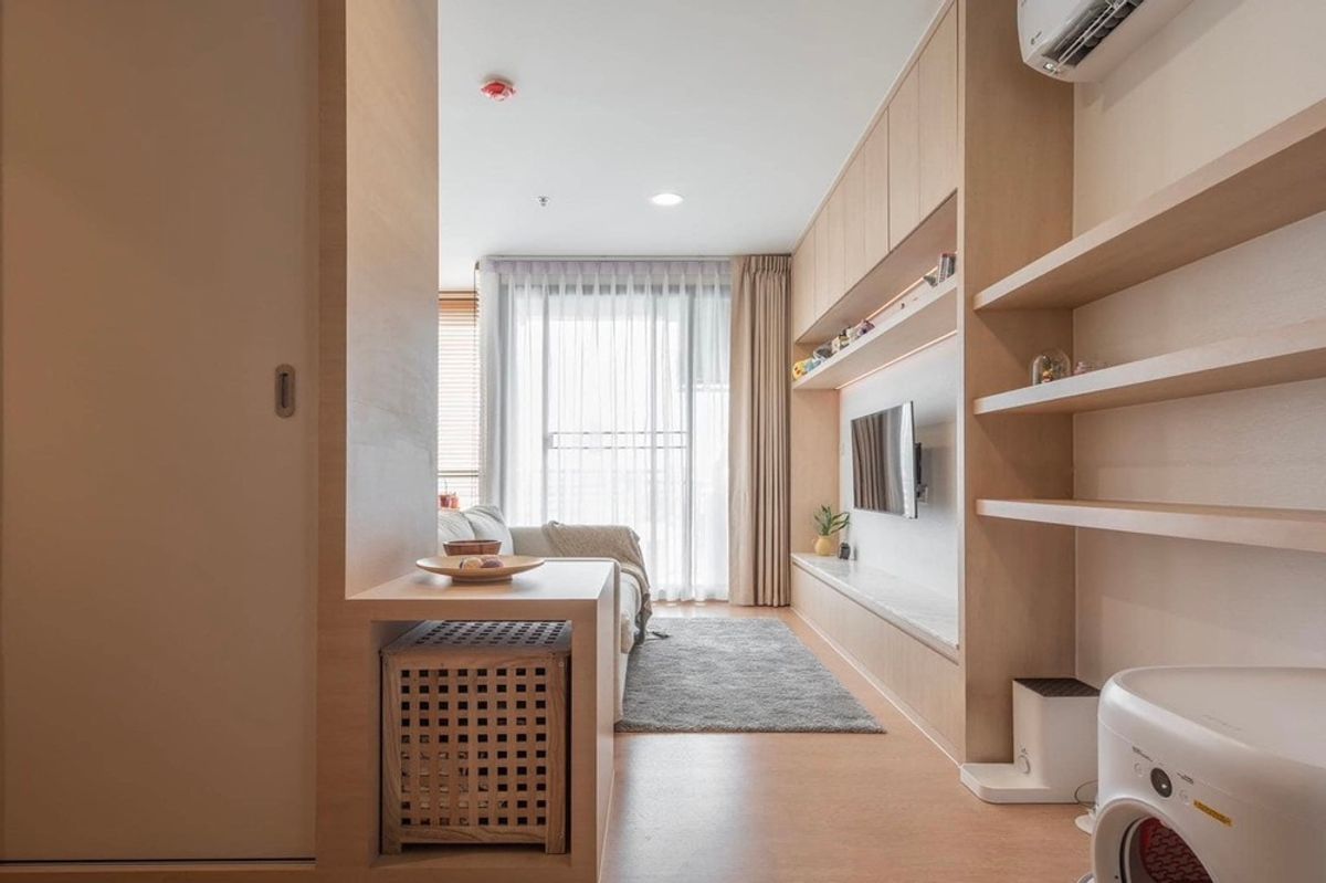 For SaleCondoLadprao, Central Ladprao : 🔥 Sale with tenant !!🔥 Code C20241000054..........Maru Ladprao 15, Studio room, 1 bathroom, high floor 10++, furnished, Special Deal!!📣📣