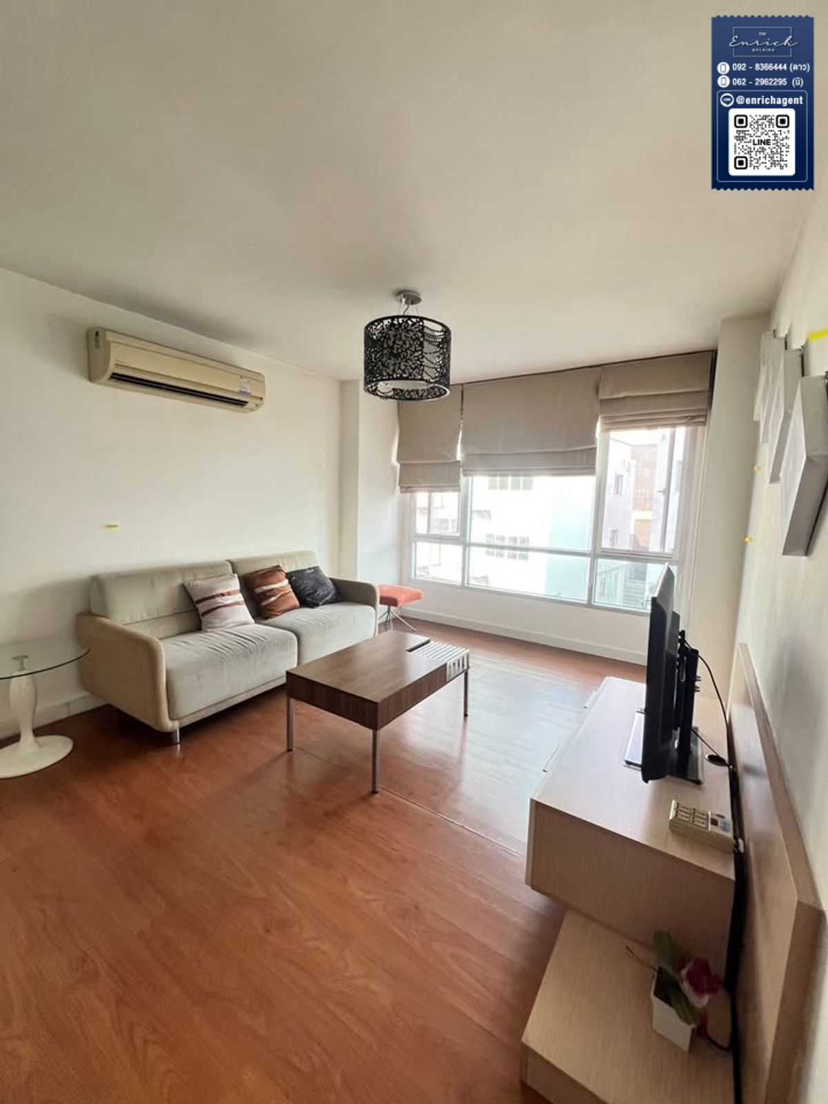 ให้เช่าคอนโดรัชดา ห้วยขวาง : 💙ให้เช่า Condo One Ratchada - Ladprao ห้องมุม แต่งครบ ราคาดีมาก MRT รัชดาภิเษก💙 โทร. 062-2962295 นิ// Line id : @enrichagent