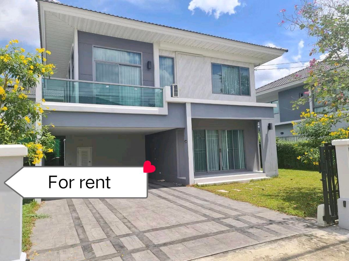 ให้เช่าบ้านพัฒนาการ ศรีนครินทร์ : 🔥🔥 House for Rent Perfect Place Rama 9 - Krungthep Kreetha 🔥🔥Nearby Wellington international school 