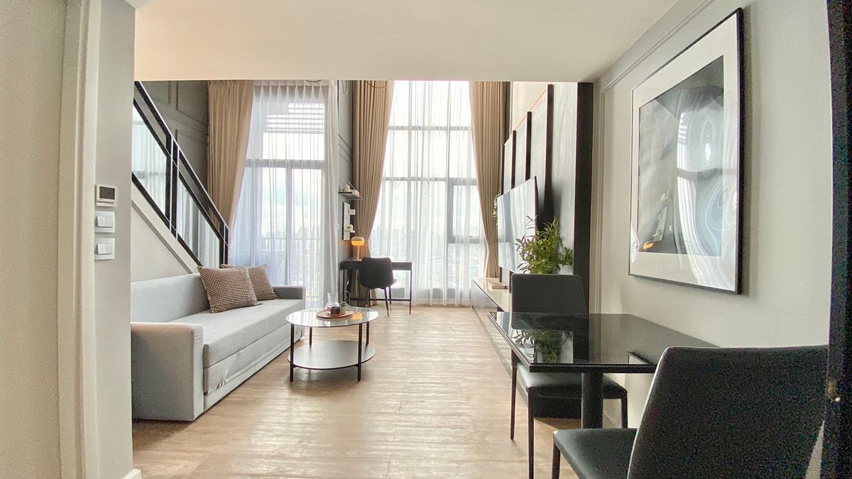 ให้เช่าคอนโดอ่อนนุช อุดมสุข : 30,000 BHT/Month Modiz Sukhumvit 50 (Duplex 2 Floors)