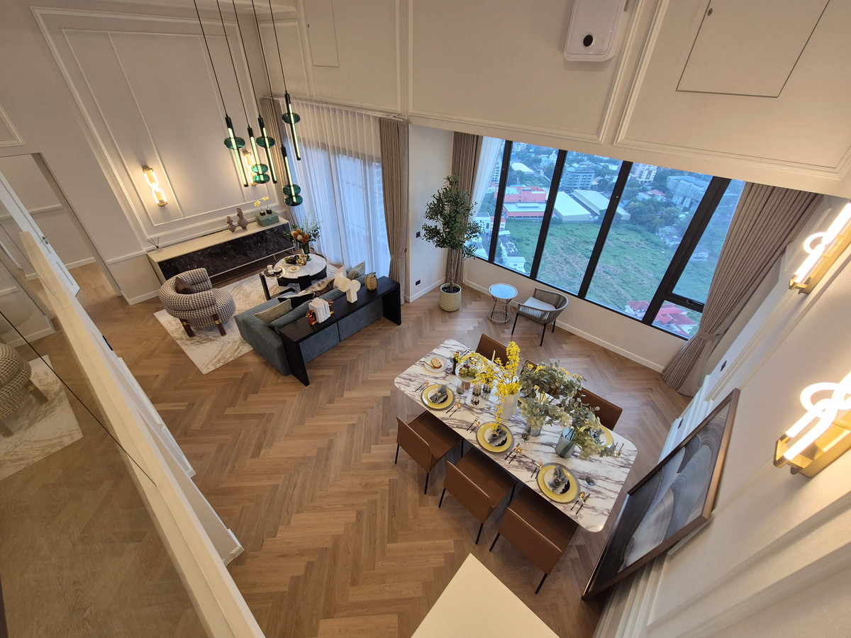 For SaleCondoRama9, Petchburi, RCA : 🔥( DUPLEX PENTHOUSE!! ) Landmark @MRTA Station Rama 9, hotel-style services, Branded Residences