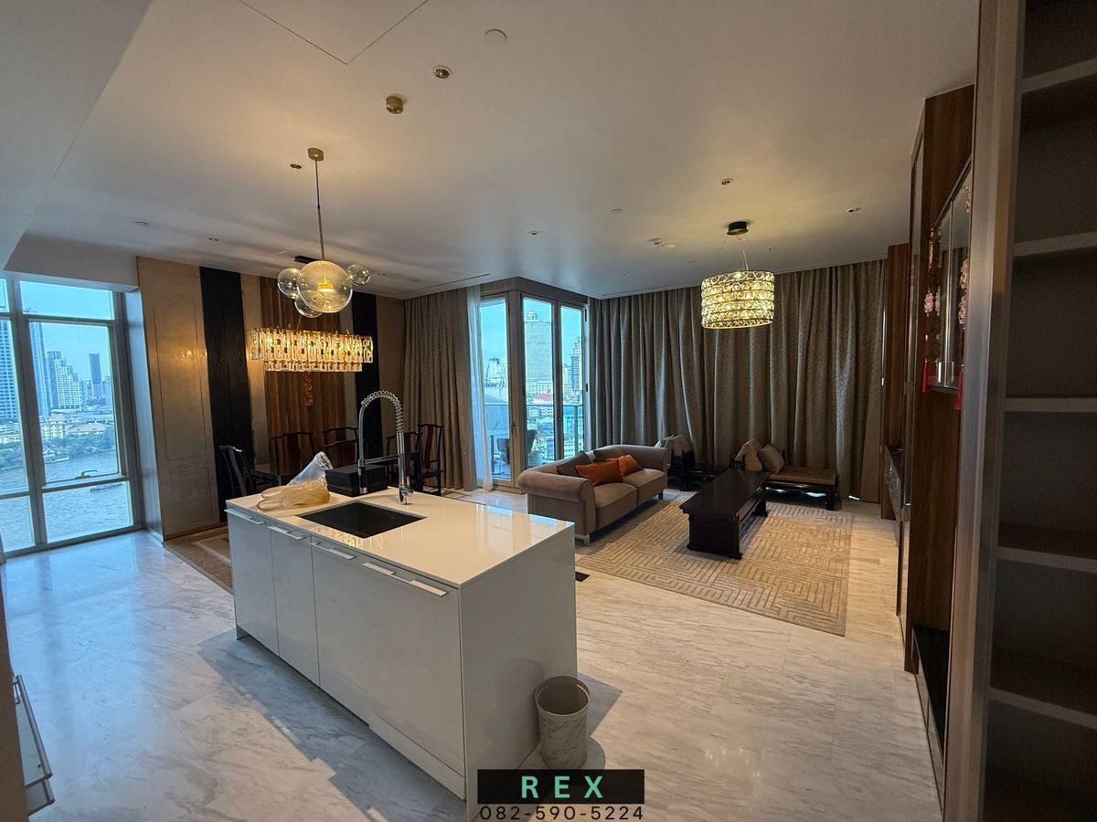 ให้เช่าคอนโดสาทร นราธิวาส : ให้เช่า Four Seasons Private Residences โฟร์ซีซัน ไพรเวท เรสซิเดนซ์ 3 ห้องนอน 250 ตร.ม.