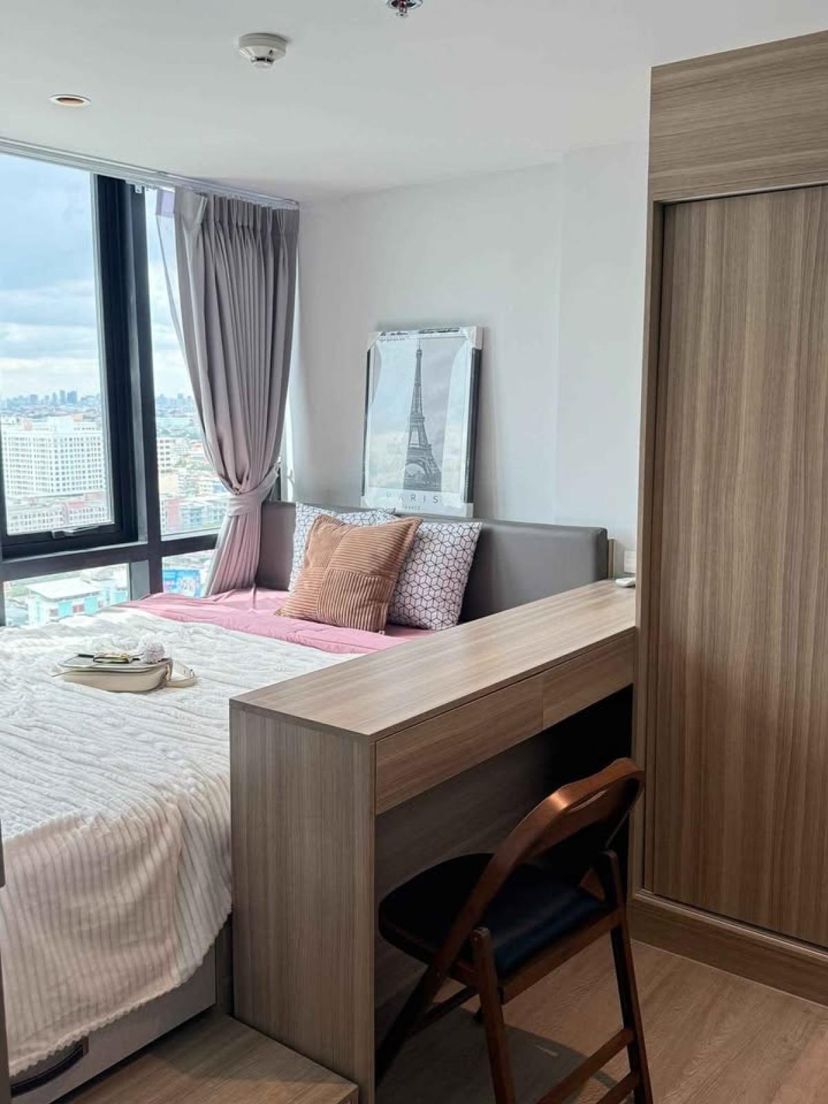 For RentCondoThaphra, Talat Phlu, Wutthakat : Altitude Unicorn Sathorn-Tha Phra, 2 bed, 24000 per month