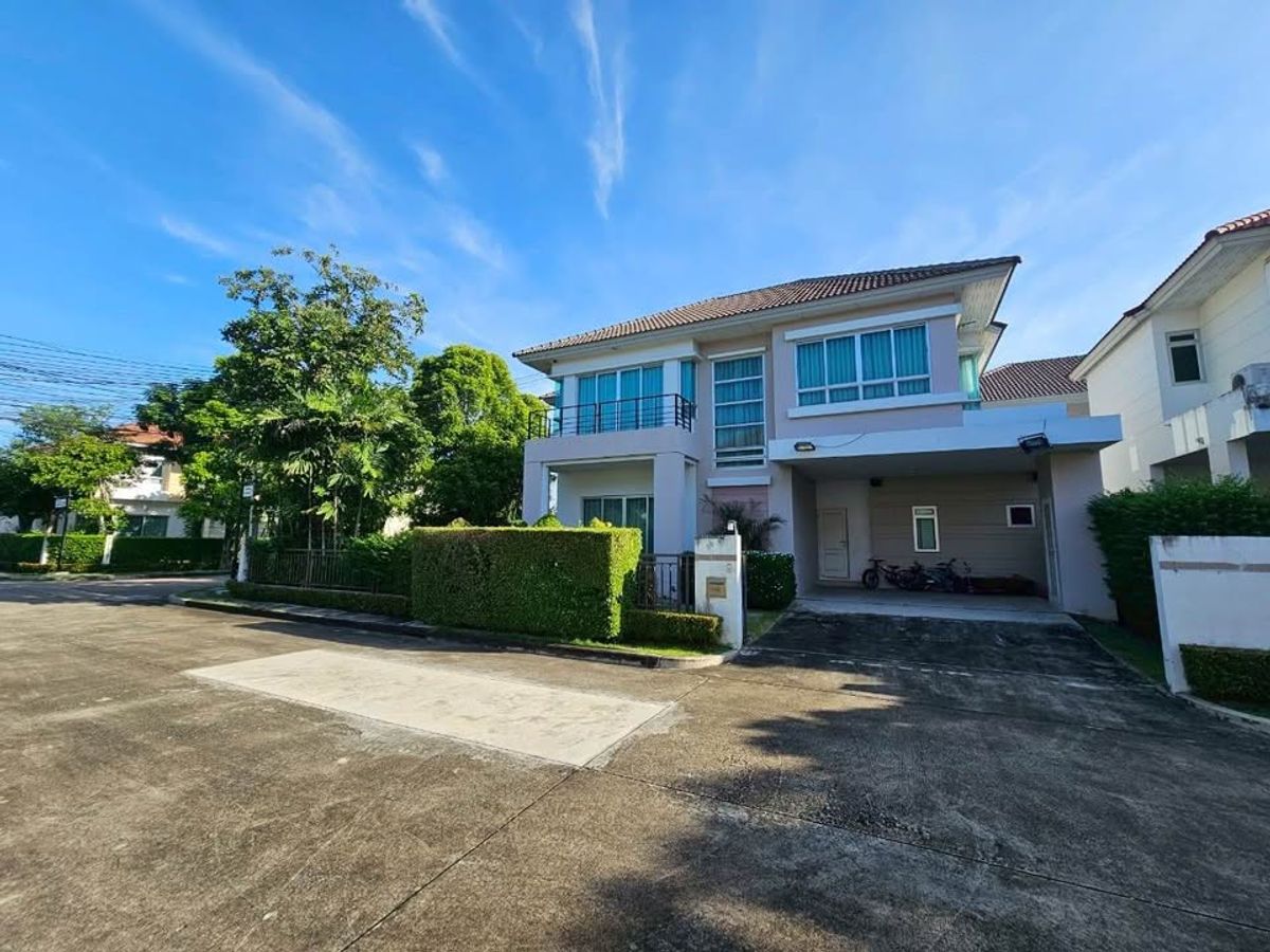For RentHouseRama5, Ratchapruek, Bangkruai : 🌼🌿🍪For Rent – Corner Detached House, Only 300m from DBS International School Life Bangkok Boulevard Ratchaphruek - Rattanathibet
