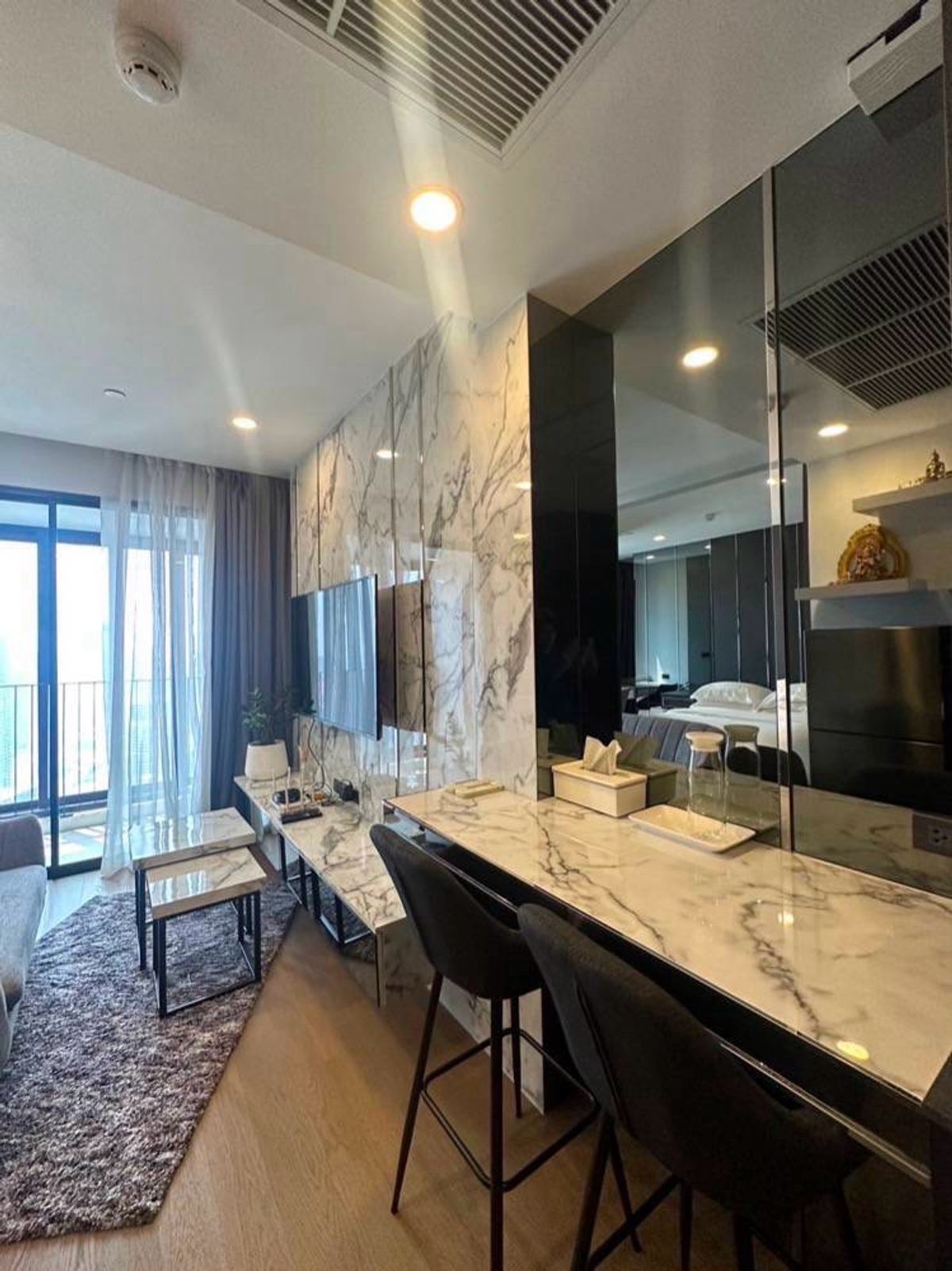 CondoSiam Paragon ,Chulalongkorn,Samyan : [Owner’s Rent & Sell] Ashton Chula-Silom 46th Floor 1 Br 34.05 sqm Icon Siam View Fully Decorated & Repaired after earthquake