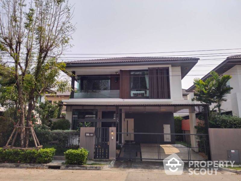 ขายบ้านลาดกระบัง สุวรรณภูมิ : บ้าน 3-ห้องนอน ที่ มัณฑนา บางนา-วงแหวน ใน ดอกไม้