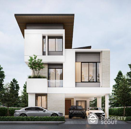For SaleHousePattanakan, Srinakarin : 4-BR House at Nirvana Beyond Rama 9-Krungthep Kreetha in Saphan Sung
