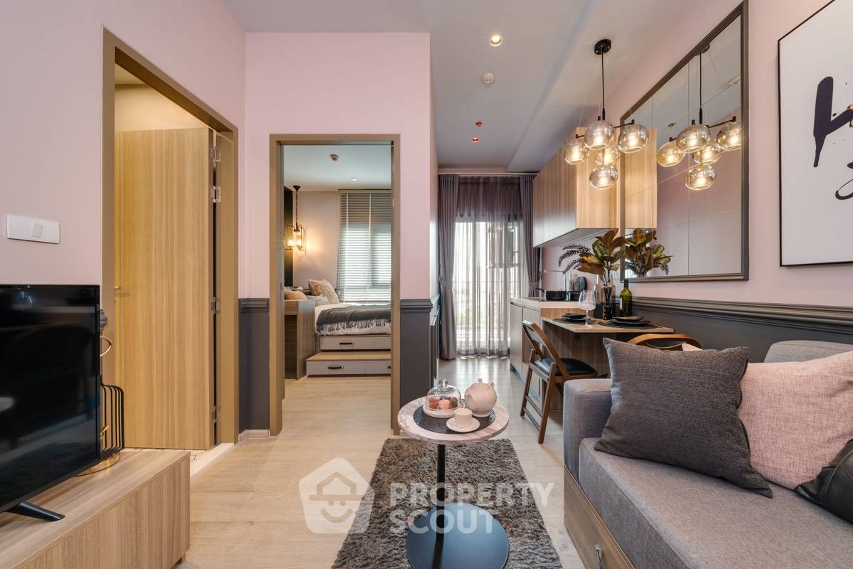 For SaleCondoThaphra, Talat Phlu, Wutthakat : 1-BR Condo at Altitude Unicorn Sathorn-Tha Phra near BTS Talat Phlu
