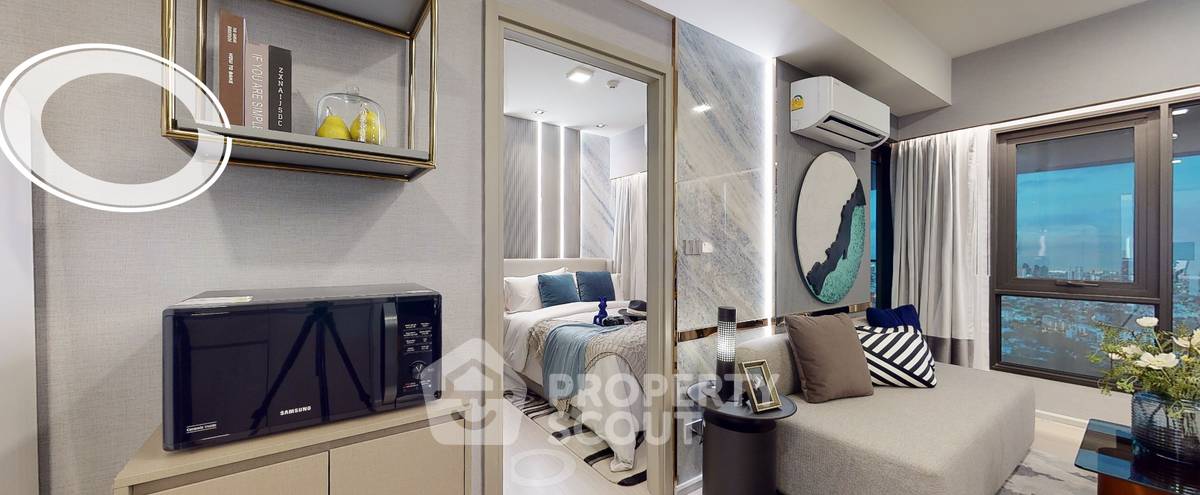 For SaleCondoWongwianyai, Charoennakor : 1-BR Condo at QUINTARA MHy’DEN PHO NIMIT near BTS Pho Nimit
