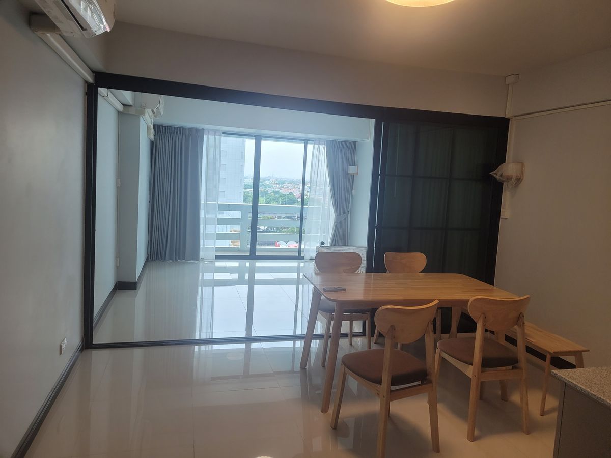 ให้เช่าคอนโดบางนา แบริ่ง ลาซาล : ให้เช่าคอนโด 1 ห้องนอน  Evergreen View Tower 🔥 ใกล้ รถไฟฟ้าสายสีเหลือง ศรีเอี่ยม 🔥