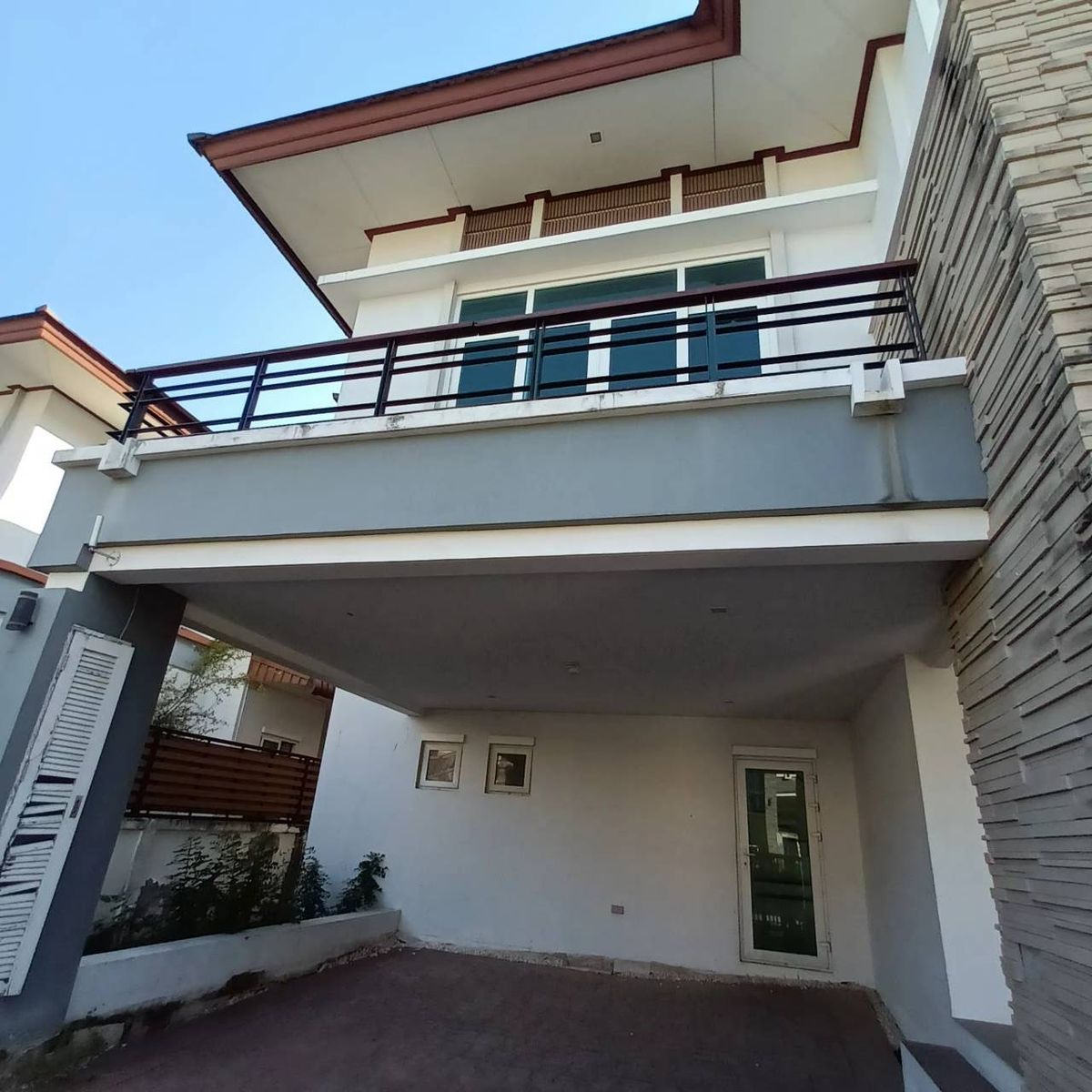 For SaleHousePhutthamonthon, Salaya : House for sale, NC, Royal Pinklao, behind the corner of 102.80 sq.w., 4 bedrooms, 4 bathrooms, in every bedroom