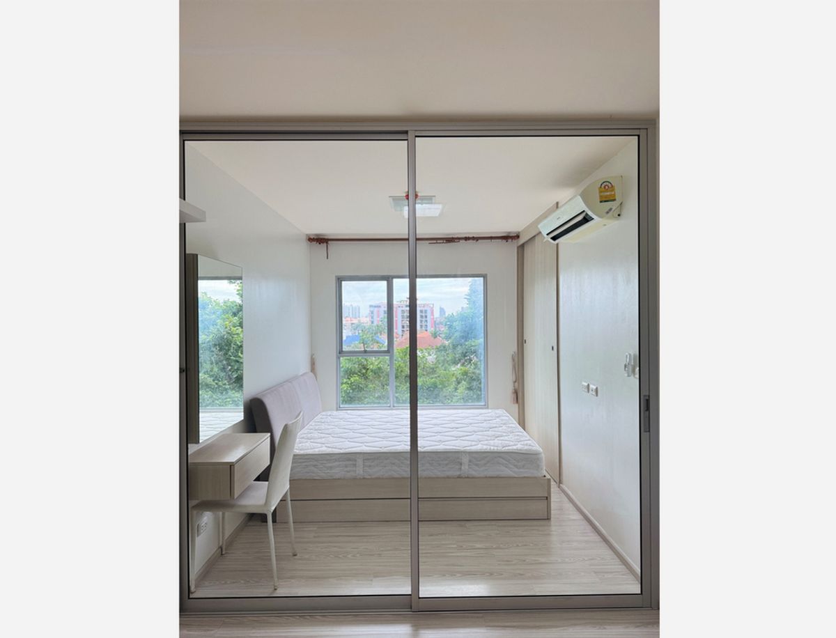 For SaleCondoRattanathibet, Sanambinna : Call : 062-282-5451 Condo Aspire Rattanathibet 2 @MRT Bang Krasor Station, 30 sq.m, 1 Bedroom, 4th floor, Facing South, Tower B, Fully furnished as shown in the picture