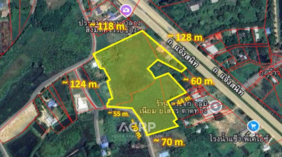 ขายที่ดินยโสธร : ขายที่ดินทำเลทอง 16 ไร่ ติดถนนใหญ่ จังหวัดยโสธร