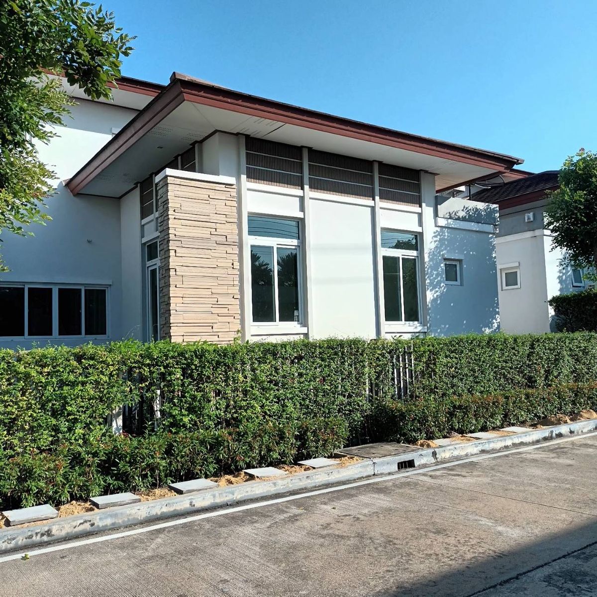 For SaleHousePhutthamonthon, Salaya : House for sale, NC, Royal Pinklao, behind the corner of 102.80 sq.w., 4 bedrooms, 4 bathrooms, in every bedroom