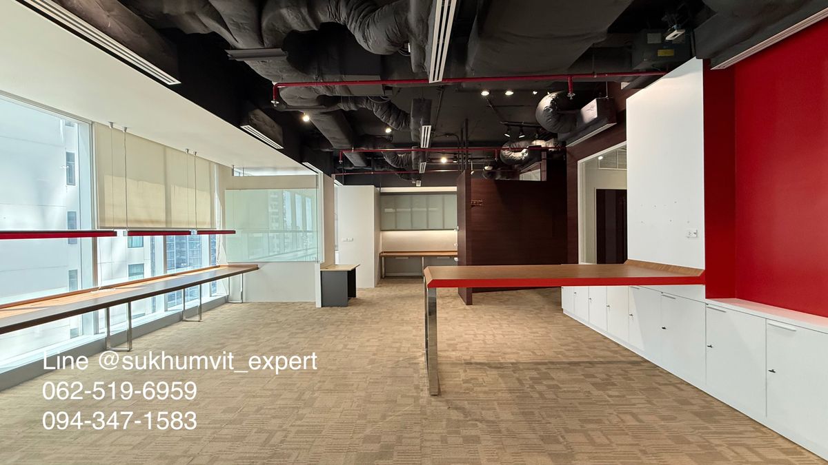 For RentOfficeSukhumvit, Asoke, Thonglor : Office for rent, ready to move in BTS PhromPhong