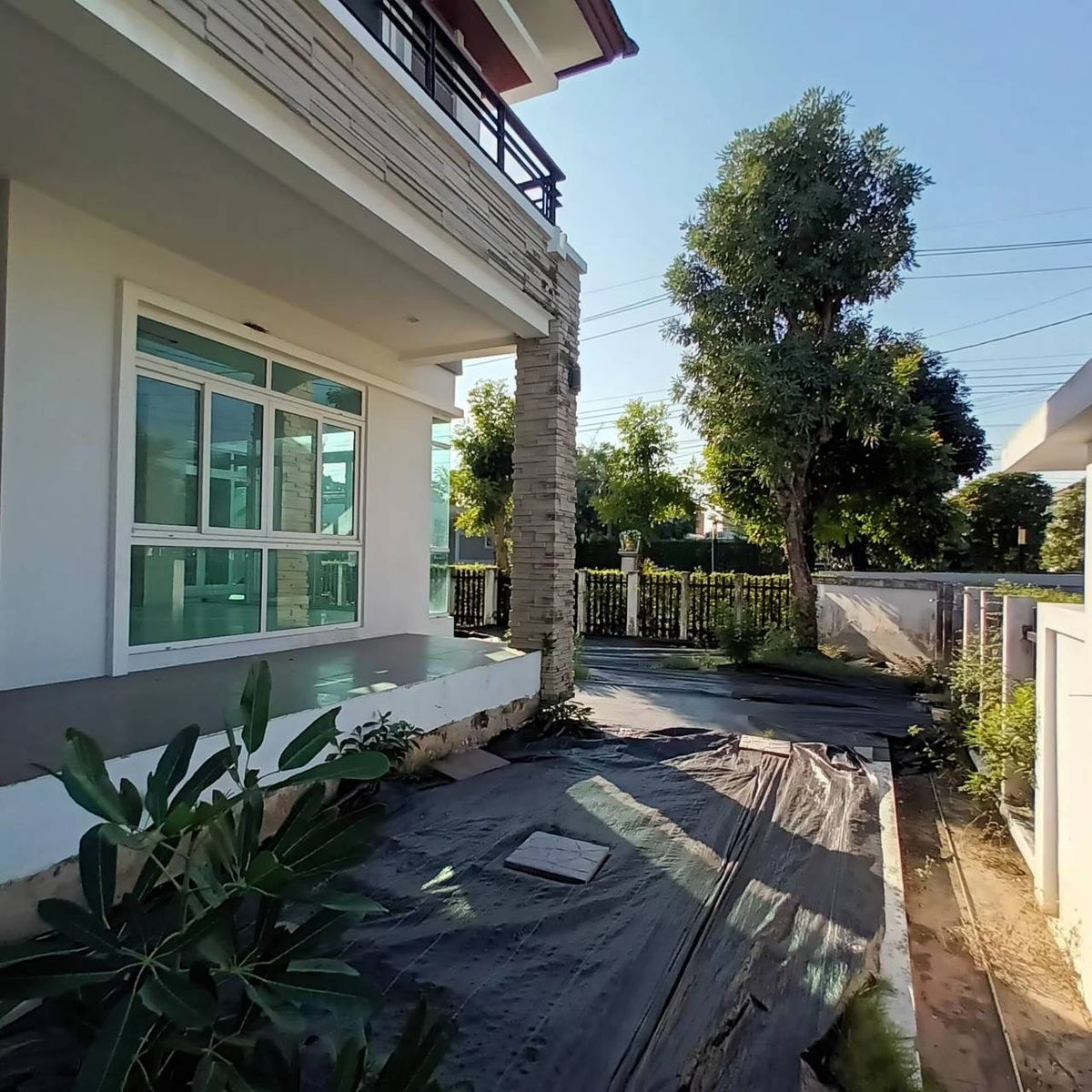 For SaleHousePhutthamonthon, Salaya : House for sale, NC, Royal Pinklao, behind the corner of 102.80 sq.w., 4 bedrooms, 4 bathrooms, in every bedroom
