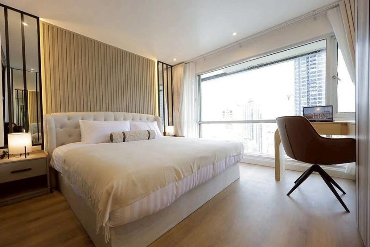 ให้เช่าคอนโดนานา : Condo for rent :  Sukhumvit Suiten(Bts Asoke ) MK-02  line @livingbkk