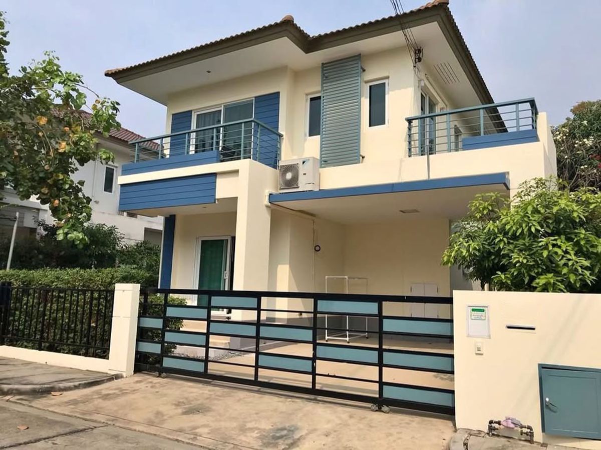 For RentHouseRama 2, Bang Khun Thian : 2-storey detached house with beautiful decorative furniture for rent in Tha Kham-Bang Khun Thian Near the Indie Market, Bang Khun Thian, only 4.7 km.