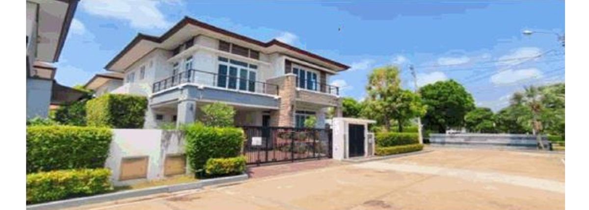 For SaleHousePhutthamonthon, Salaya : House for sale, NC, Royal Pinklao, behind the corner of 102.80 sq.w., 4 bedrooms, 4 bathrooms, in every bedroom