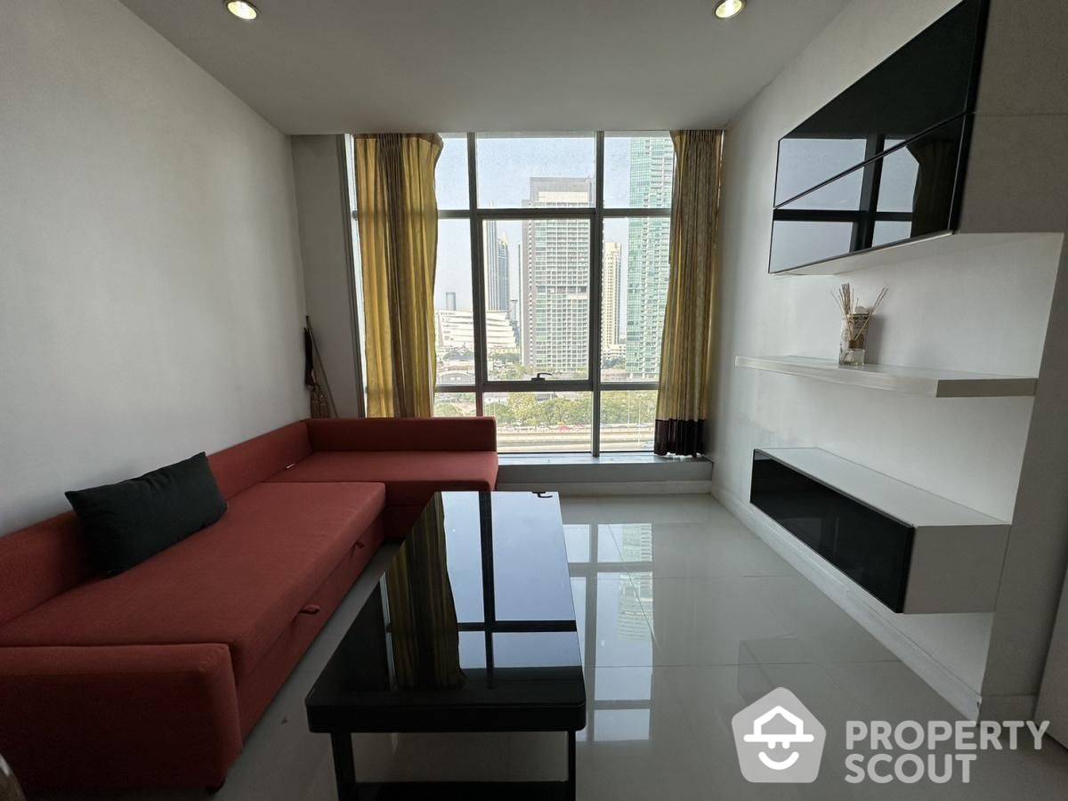 For RentCondoWongwianyai, Charoennakor : 2-BR Condo at Baan Sathorn Chaopraya near BTS Krung Thon Buri