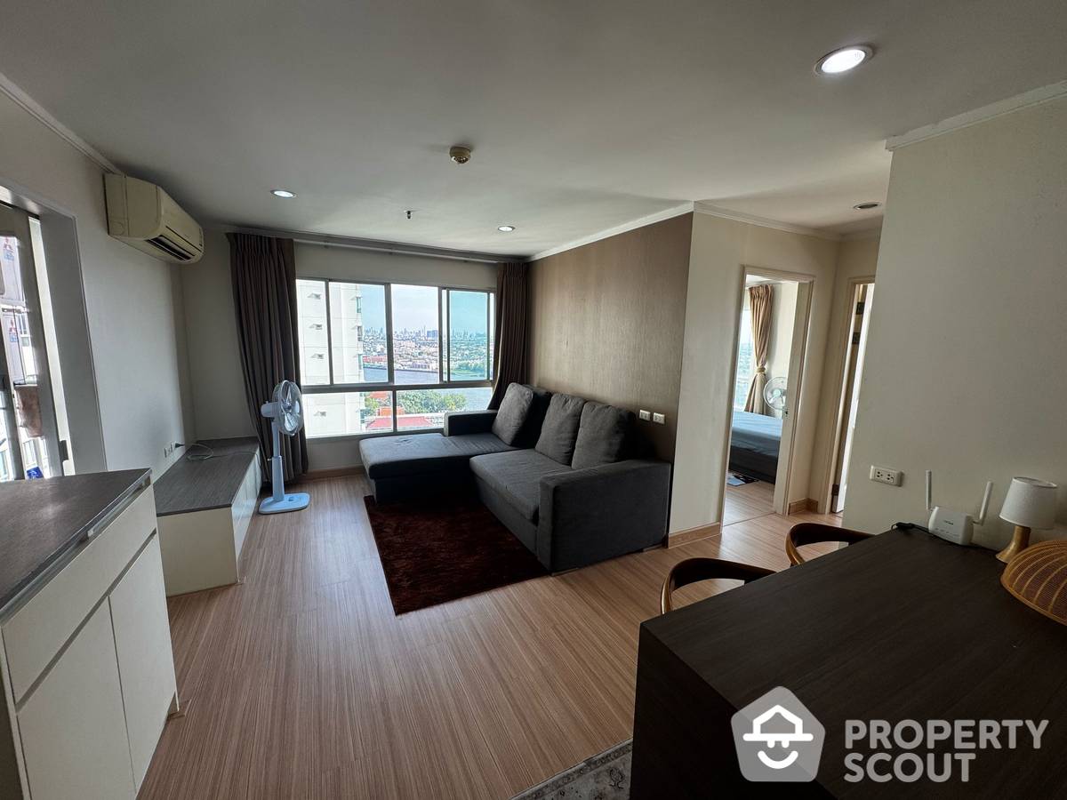 For RentCondoRattanathibet, Sanambinna : 2-BR Condo at Lumpini Ville Phibun Songkhram - River View near MRT Bang Pho