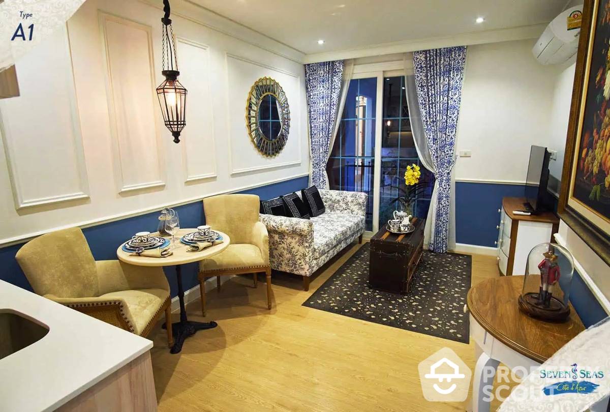 For SaleCondoPattaya, Bangsaen, Chonburi : 1-BR Condo at Seven Seas Côte D\'Azur close to Pattaya