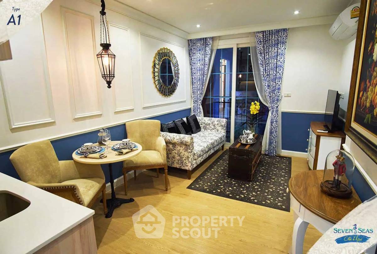 For SaleCondoPattaya, Bangsaen, Chonburi : 1-BR Condo at Seven Seas Côte D\'Azur close to Pattaya