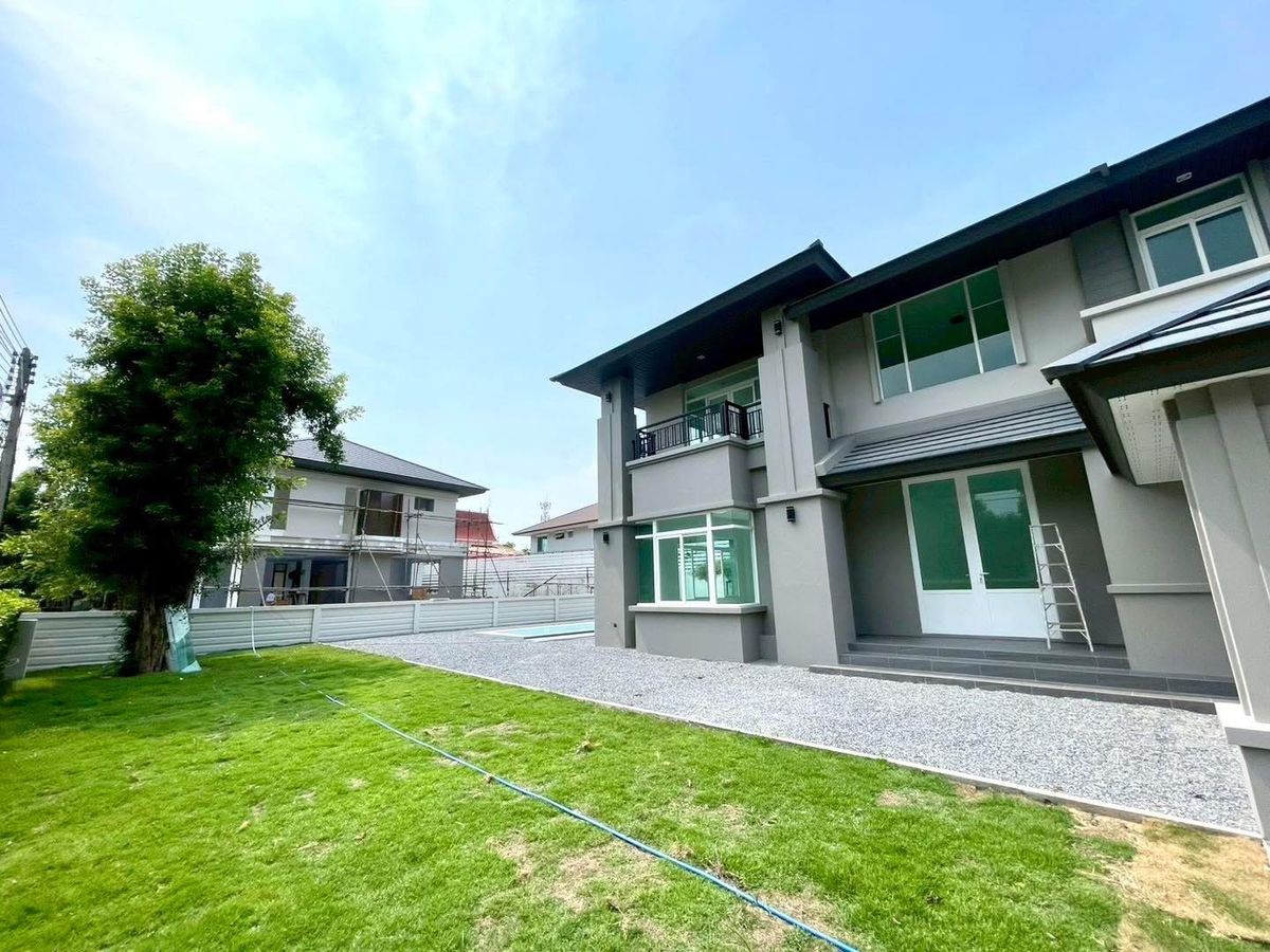 For SaleHouseMahachai Samut Sakhon : 🎉🏡 Golden opportunity! Discounted 2 million! #House No. 66 #Already rich! #Nusasiri City Rama 2 House with a private pool! 🌳💦