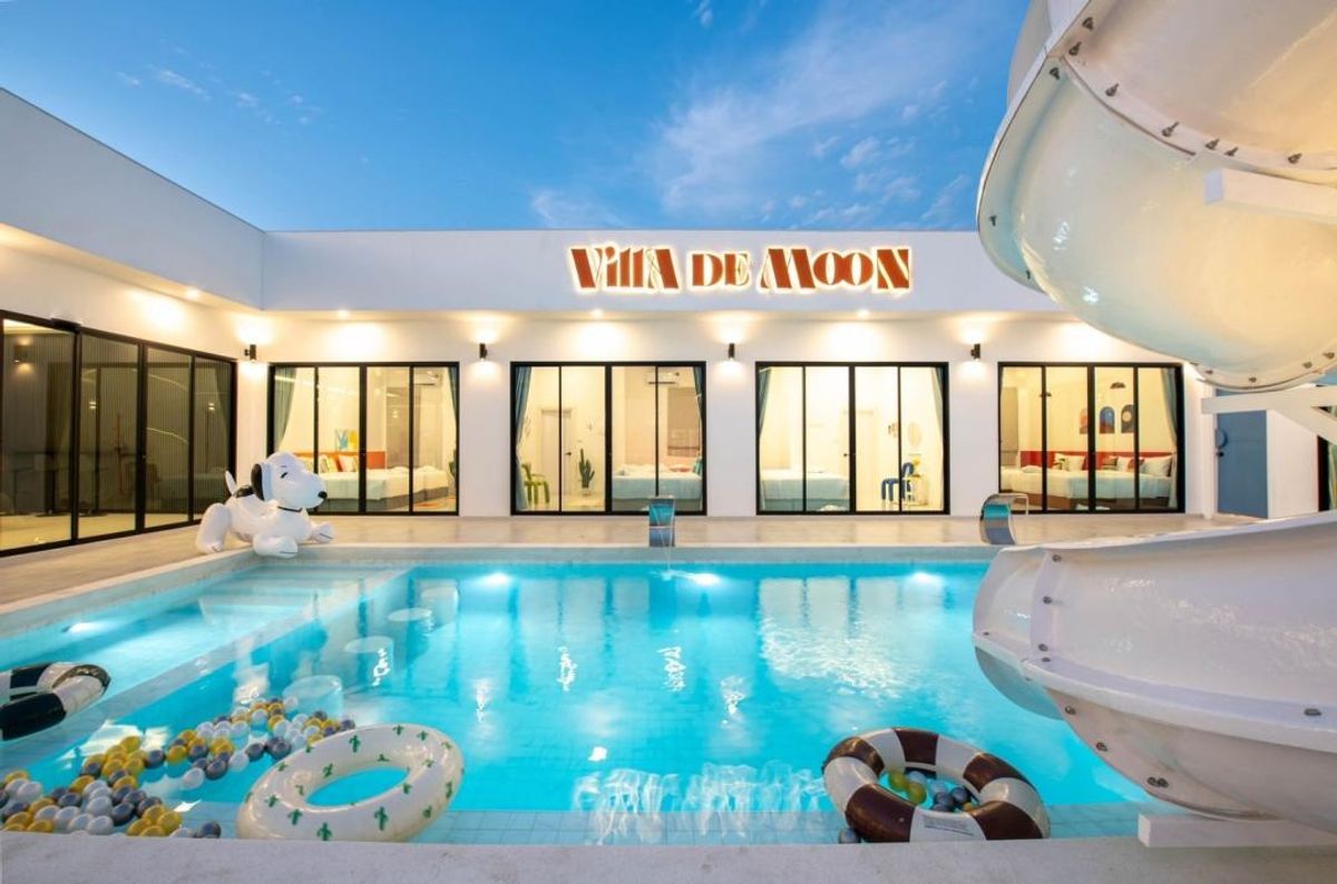 For SaleHotel&Apartment BusinessPattaya, Bangsaen, Chonburi : Pool villa can sell daily, Pattaya (Villa de Moon Pool Villa).