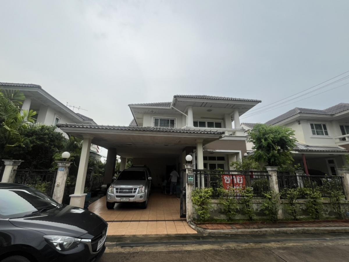 For SaleHouseMin Buri, Romklao : 2 storey house 66 sq.whi, 3 -story Home