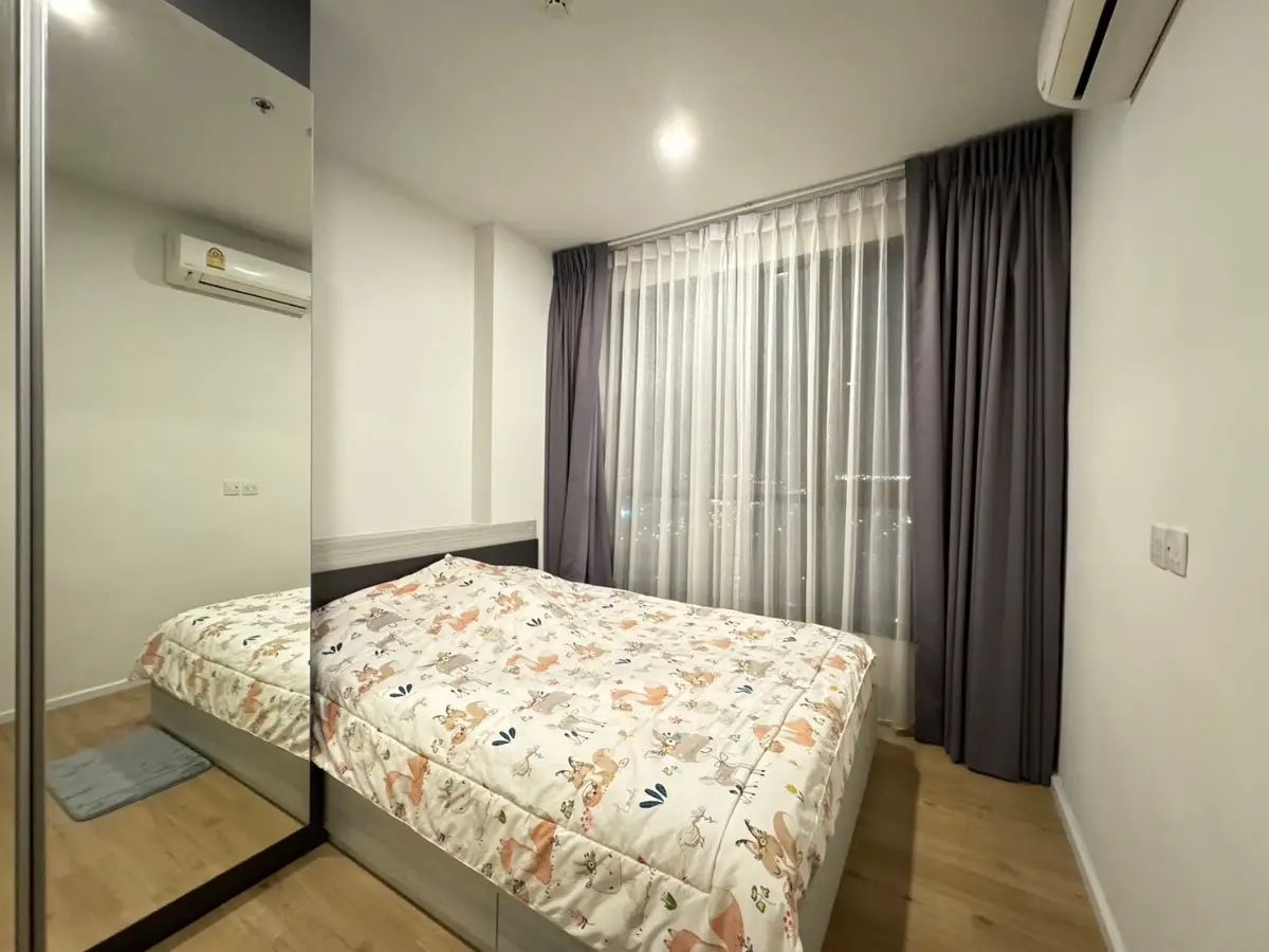 For RentCondoSriracha Laem Chabang Ban Bueng : Private corner room, 1 bed, 1 bath, 1 office room, 20th floor, Thaioil view, only 10,000/month.