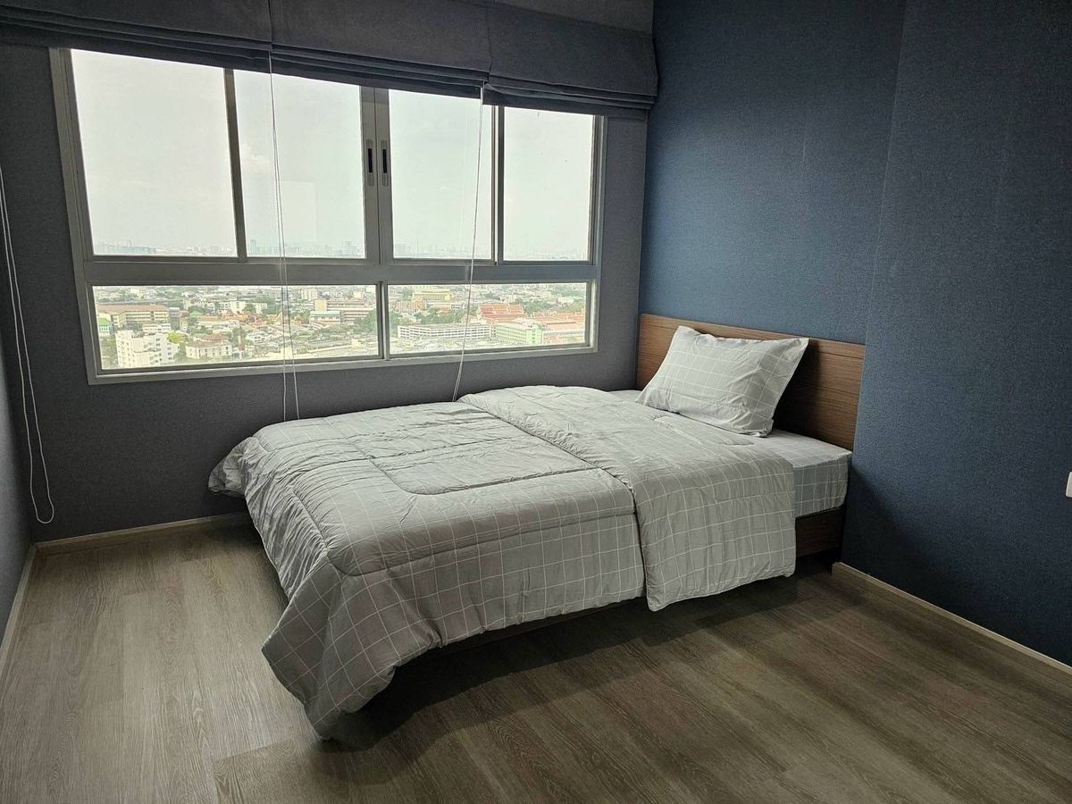 For RentCondoThaphra, Talat Phlu, Wutthakat : New room for rent Elio Sathorn Wutthakat next to BTS Wutthakas with complete furniture + room 31 sqm. Only 12,000 baht.