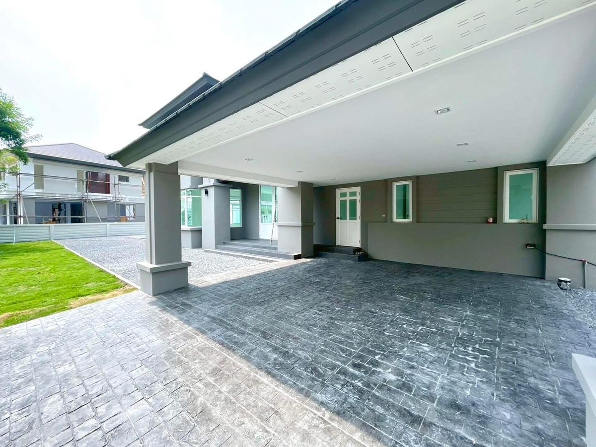 For SaleHouseMahachai Samut Sakhon : 🎉🏡 Golden opportunity! Discounted 2 million! #House No. 66 #Already rich! #Nusasiri City Rama 2 House with a private pool! 🌳💦