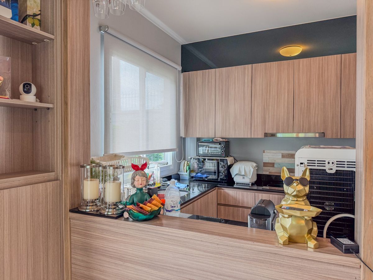 For SaleHousePathum Thani,Rangsit, Thammasat : House for sale Great price 🚩 Baranee Residence Rangsit - Khlong 3 🏠76.40 sq.w., decorated with