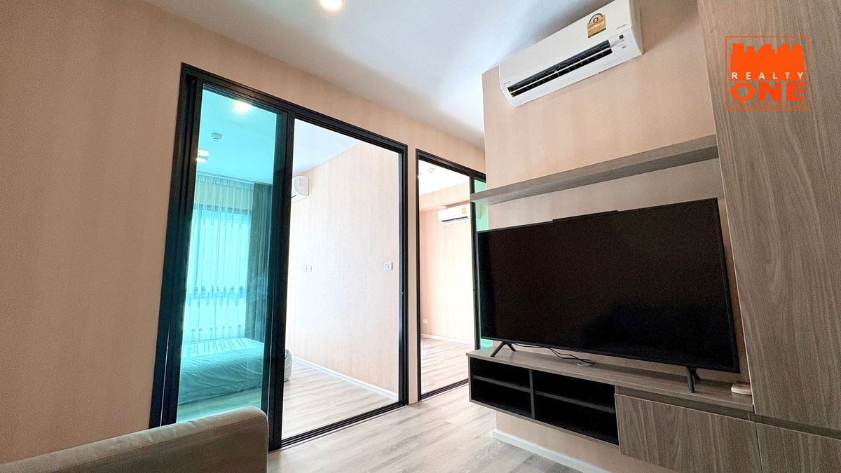 For SaleCondoBangna, Bearing, Lasalle : Sale: Notting Hill Sukhumvit 105 (Lasalle) bedroom plus (2 bedrooms) Building D, 4th Floor — Only 500 meters from BTS Bearing Station