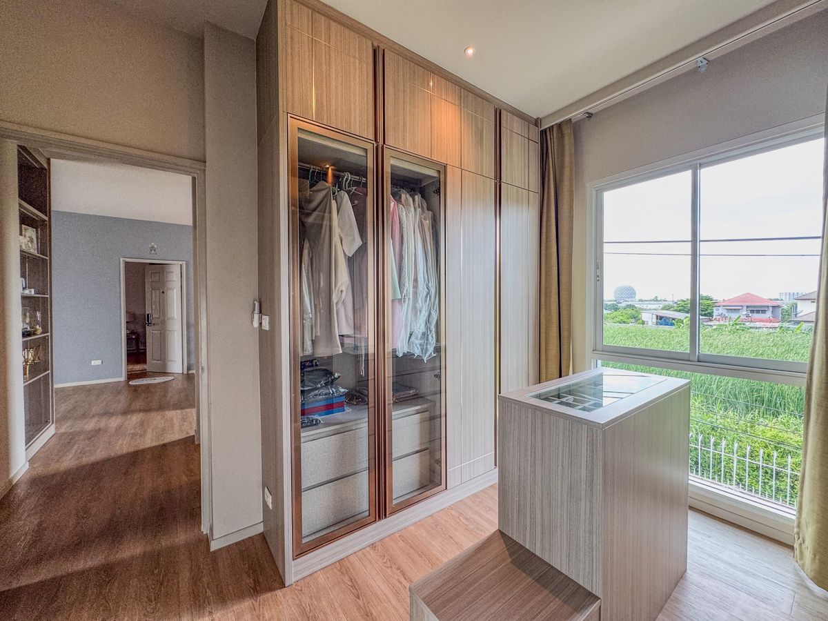 For SaleHousePathum Thani,Rangsit, Thammasat : House for sale Great price 🚩 Baranee Residence Rangsit - Khlong 3 🏠76.40 sq.w., decorated with