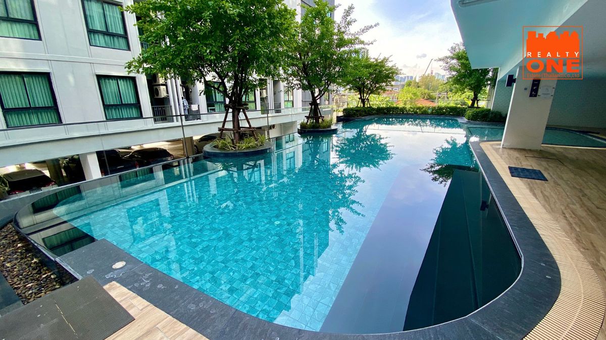For SaleCondoBangna, Bearing, Lasalle : Sale: Notting Hill Sukhumvit 105 (Lasalle) bedroom plus (2 bedrooms) Building D, 4th Floor — Only 500 meters from BTS Bearing Station