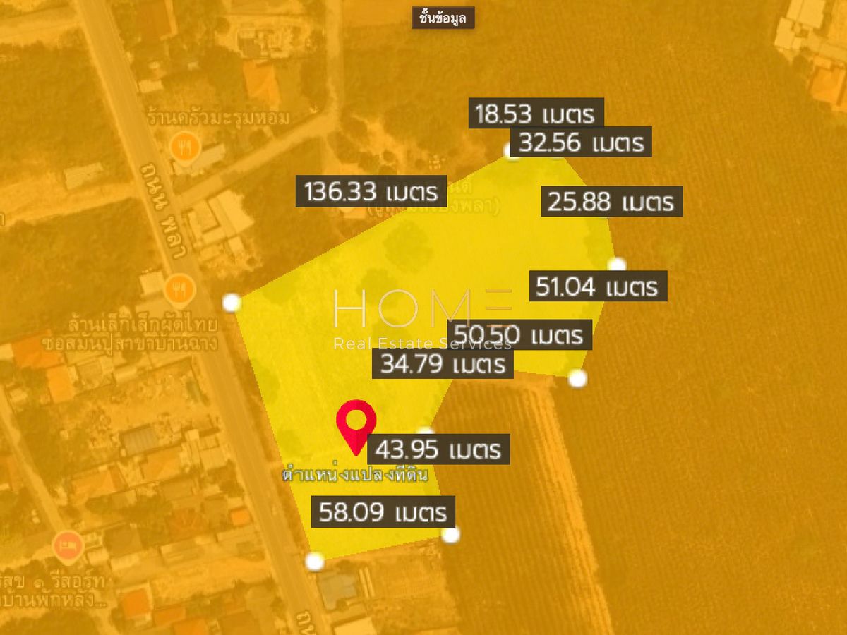 ขายที่ดินระยอง : ✨ โอกาสเดียว! ที่ดิน 9 ไร่ ถนนพลา บ้านฉาง ใกล้สนามบินอู่ตะเภา–EEC ✨ (FOR SALE) NUT2174