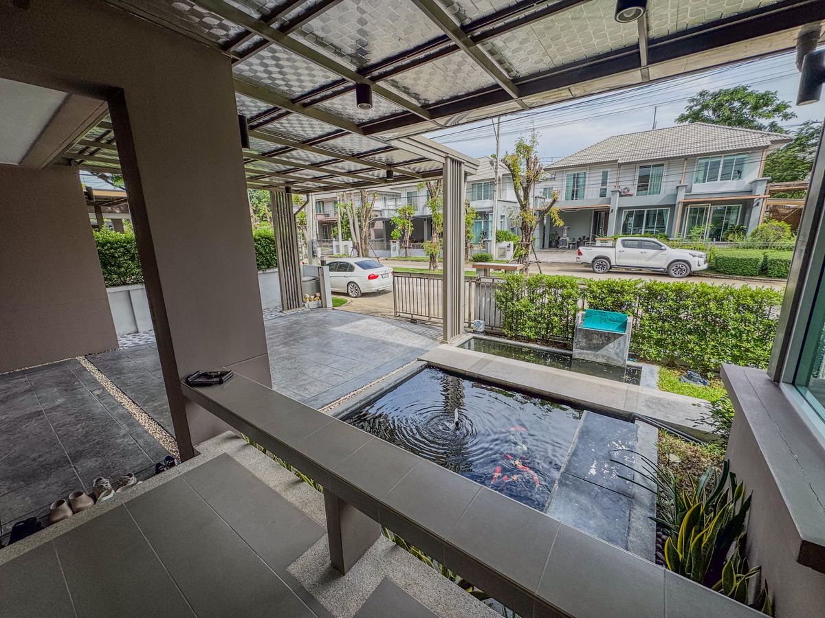 For SaleHousePathum Thani,Rangsit, Thammasat : House for sale Great price 🚩 Baranee Residence Rangsit - Khlong 3 🏠76.40 sq.w., decorated with