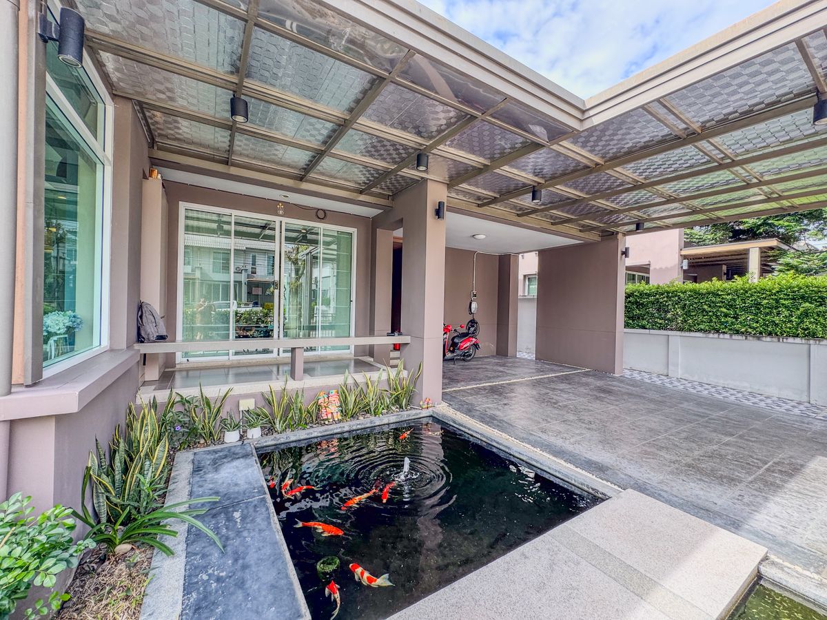 For SaleHousePathum Thani,Rangsit, Thammasat : House for sale Great price 🚩 Baranee Residence Rangsit - Khlong 3 🏠76.40 sq.w., decorated with