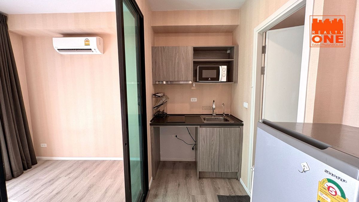 For SaleCondoBangna, Bearing, Lasalle : Sale: Notting Hill Sukhumvit 105 (Lasalle) bedroom plus (2 bedrooms) Building D, 4th Floor — Only 500 meters from BTS Bearing Station