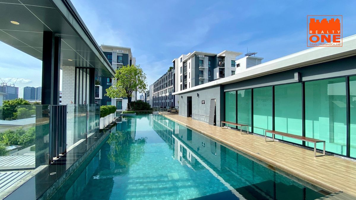 For SaleCondoBangna, Bearing, Lasalle : Sale: Notting Hill Sukhumvit 105 (Lasalle) bedroom plus (2 bedrooms) Building D, 4th Floor — Only 500 meters from BTS Bearing Station