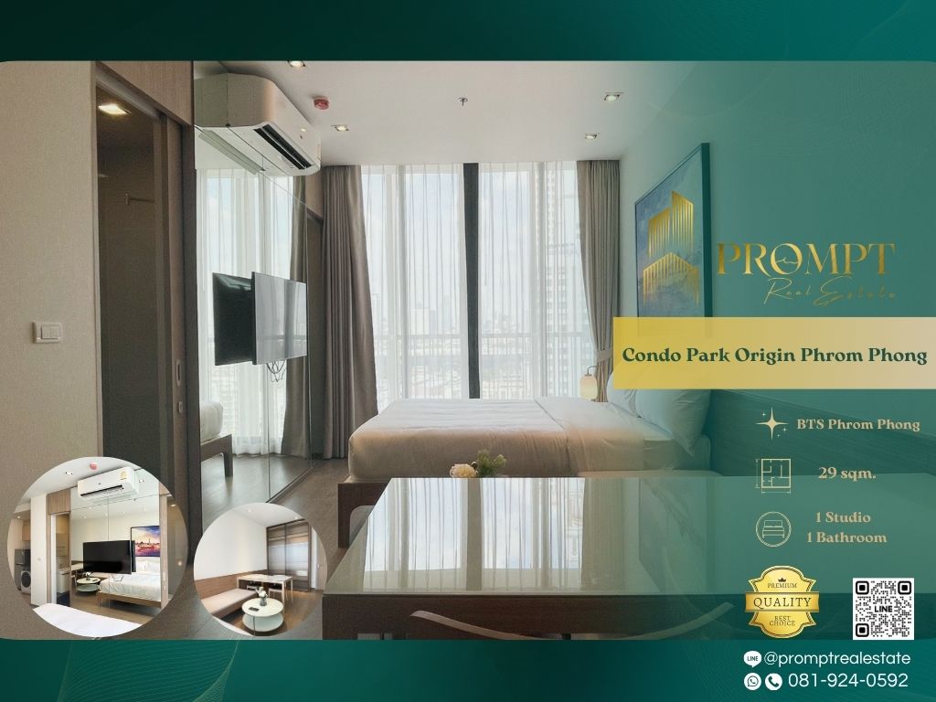 For RentCondoSukhumvit, Asoke, Thonglor : OP01887 - Condo Park Origin Phrom Phong :  คอนโด พาร์ค ออริจิ้น พร้อมพงษ์ - BTS Phrom Phong / Emporium