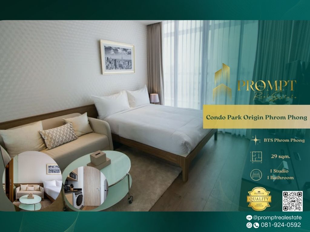 For RentCondoSukhumvit, Asoke, Thonglor : OP01888 - Condo Park Origin Phrom Phong :  คอนโด พาร์ค ออริจิ้น พร้อมพงษ์ - BTS Phrom Phong / Emporium